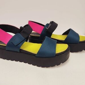 Colorful Urban Outfitters Women's Platform Sandals